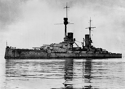 SMS Markgraf before her scuttling
