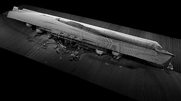 HMS Royal Oak - multibeam scan